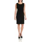 Harve Benard Pintuck Sleeveless Dress