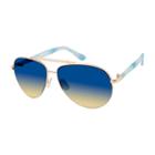 Libby Edelman Libby Edelman Full Frame Aviator Uv Protection Sunglasses-womens