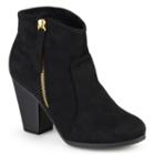 Journee Collection Link-wd Womens Bootie Wide