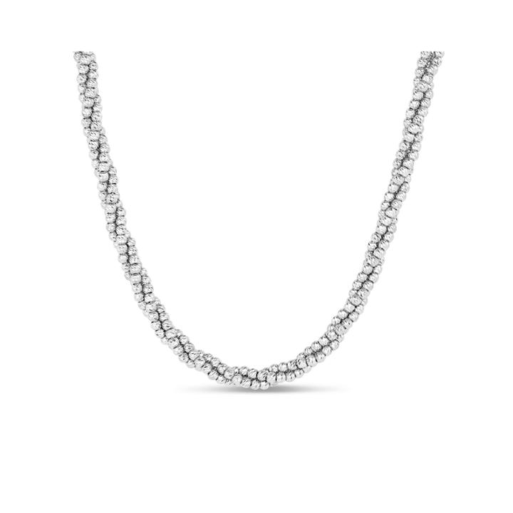 Sterling Silver Beaded Necklace