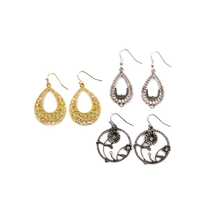 Arizona 6-pc. Multi Color Earring Sets