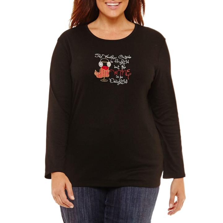 Long Sleeve Holiday Tee-plus