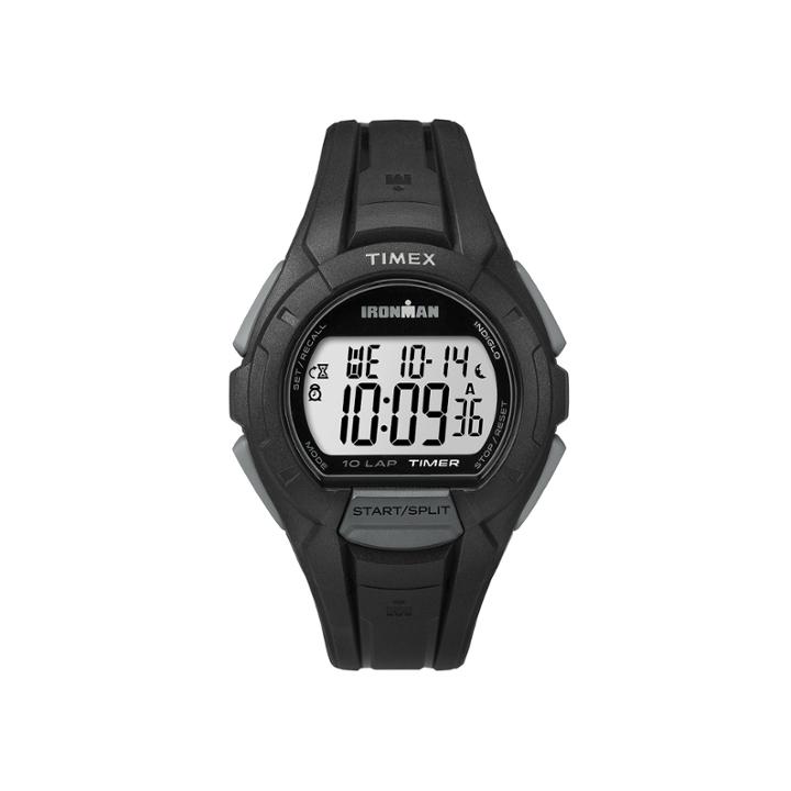 Timex Ironman Mens Black Resin Strap 10-lap Sport Watch Tw5k94000