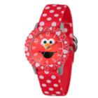 Sesame Street Red Polka Dot Elmo Time Teacher Strap Watch W003163