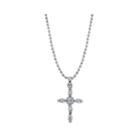 Symbols Of Faith Religious Jewelry Womens Clear Pendant Necklace