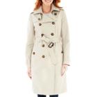 Liz Claiborne Belted Lined Trench Coat