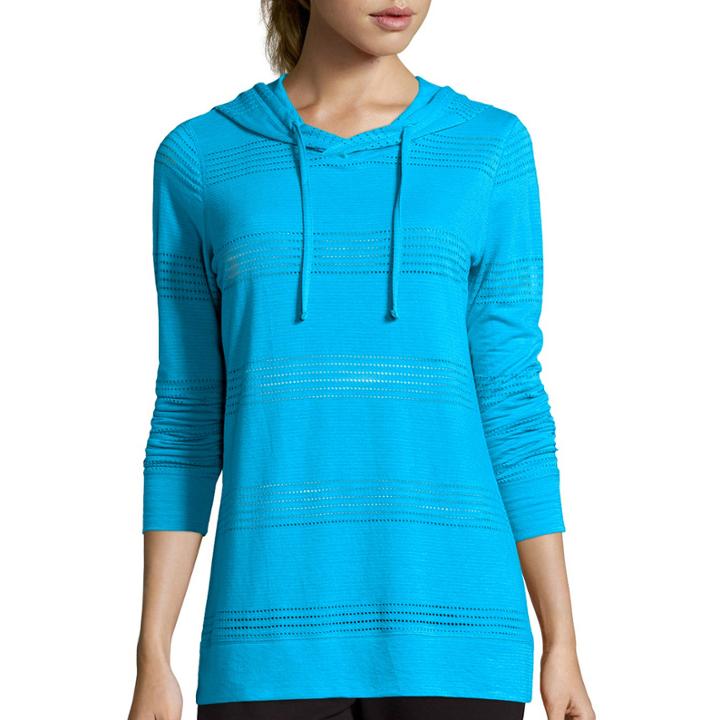 Made For Life&trade; Long-sleeve Jacquard Mesh Hoodie