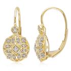1/8 Ct. T.w. White Diamond 10k Ear Cuffs
