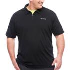 Columbia Sportswear Co. Short Sleeve Solid Knit Polo Shirt Big And Tall
