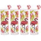 Outdoor Oasis Flamingo 4-pc. Highball Glasses
