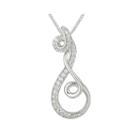 1/5 Ct. T.w. Diamond Loop Pendant Necklace