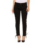 Bold Elements Lace Up Skinny Jeans