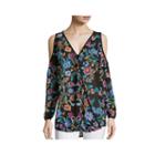 Nicole By Nicole Miller Surplus Cold Shoulder Blouse