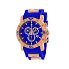 Christian Van Sant Mens Blue Strap Watch-cv0513