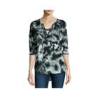 A.n.a 3/4-sleeve Dolman Lace-up Tee