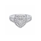 Womens 1 1/2 Ct. T.w. White Diamond 14k Gold Band