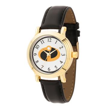 Disney The Incredibles 2 Womens Black Strap Watch-wds000583