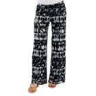 24/7 Comfort Apparel Moonlit Terrace Palazzo Pants