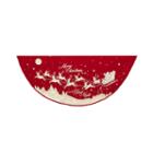 Kurt Adler 48 Reindeer And Santa Printed Tree Skirt