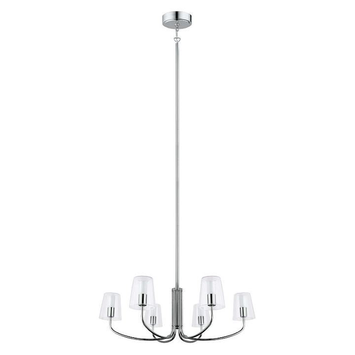 Eglo Noventa Led 29 Inch Chrome Chandelier Ceilinglight