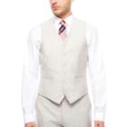 J.ferrar Bone Shimmer Vest-slim Fit