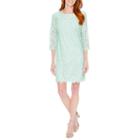 Liz Claiborne 3/4 Sleeve Lace Sheath Dress