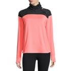 Xersion Long Sleeve Mock Neck T-shirt-talls