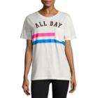 Flirtitude All Day Graphic T-shirt-juniors