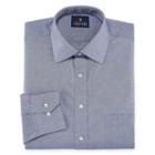 Stafford Executive Non-iron Cotton Pinpoint Oxford Big And Tall Long Sleeve Pattern Dress Shirt