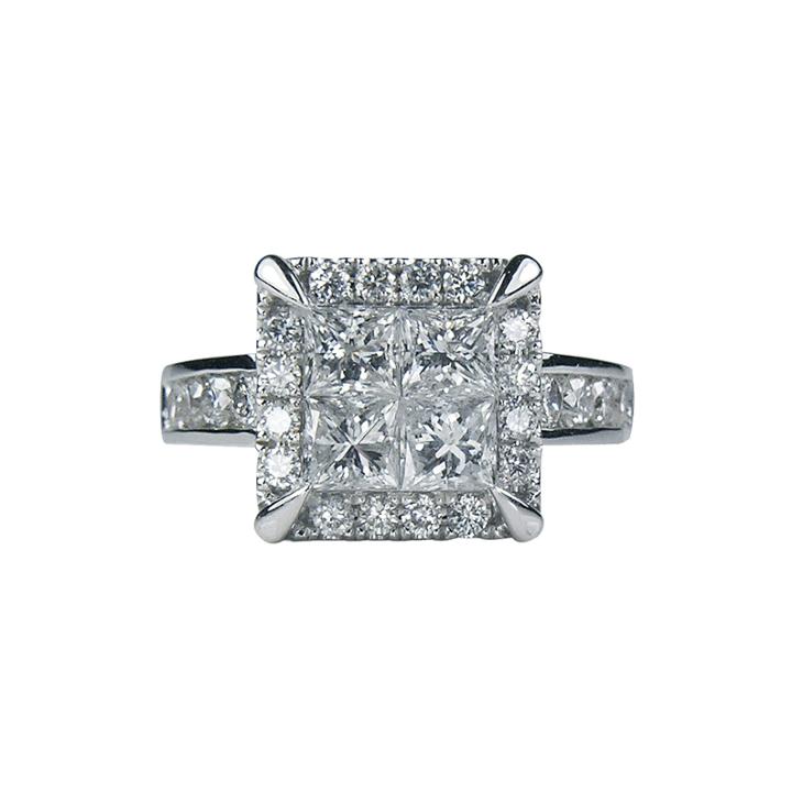 Limited Quantities 2 Ct. T.w. Diamond Quad Ring