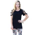 Mayah Kay Fashion Cut-out Sleeve Tunic