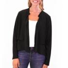 Nina Leonard Chiffon Underlay Collared Bolero