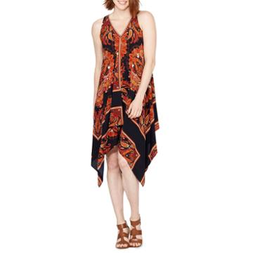 S.l. Fashions Sleeveless Floral Maxi Dress