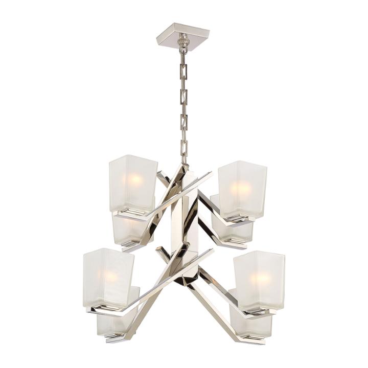 Filament Design 8-light Polished Nickel Chandelier
