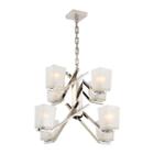 Filament Design 8-light Polished Nickel Chandelier