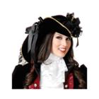 Velvet Pirate Hat Womens 2-pc. Dress Up Accessory