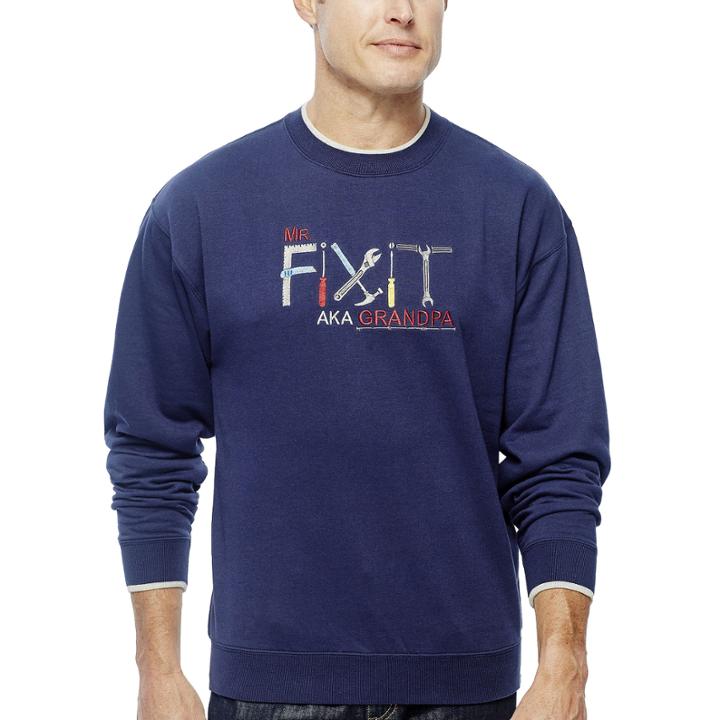 Mccc Sportswear Granpa Embroidered Fleece Crewneck