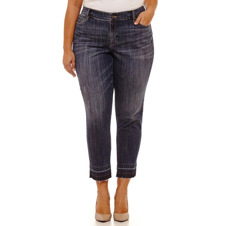Liz Claiborne Skinny Boyfriend Jean- Plus
