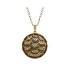Animal Planet&trade; Crystal 14k Yellow Gold Over Silver Endangered Hawksbill Sea Turtle Pendant Necklace