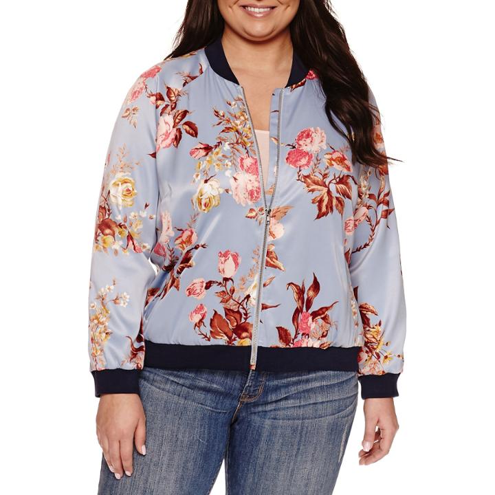Belle + Sky Bomber Jacket-plus
