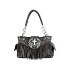 Montana West Faith Turquoise Cross Shoulder Bag