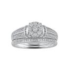 Cherished Hearts&trade; 1/2 Ct. T.w. Diamond 14k White Gold Bridal Ring Set