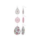 Decree 3-pr. Silver-tone Earring Set