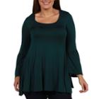 24/7 Comfort Apparel Del Mar Tunic Top - Plus