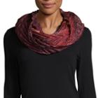 Mixit Paisley Shine Pleated Infinity Scarf