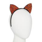 City Streets Halloween Jeweled Cat Ears Dress Up Costume Womens