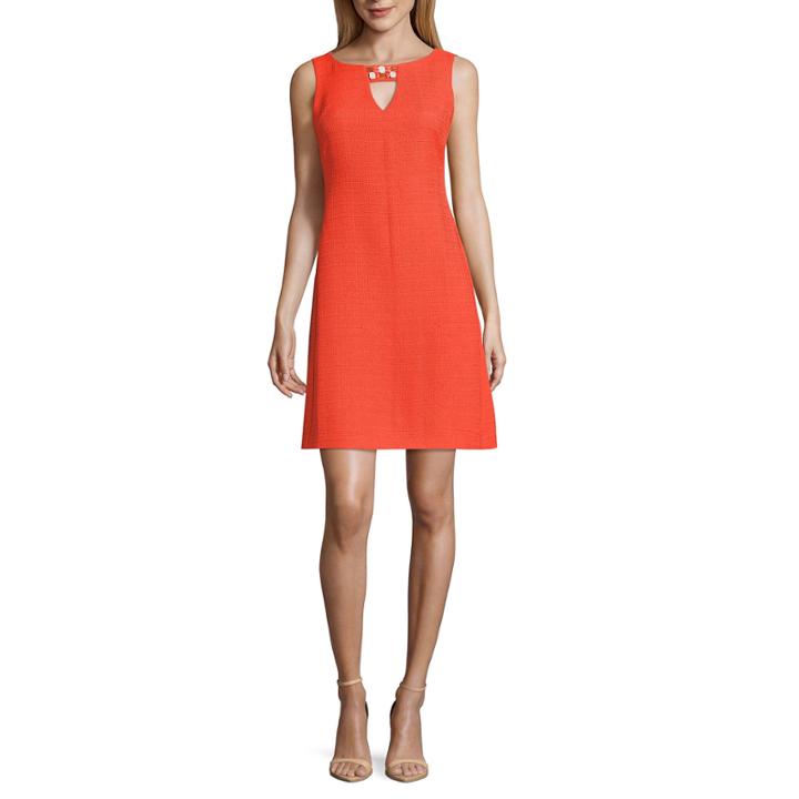 Ronni Nicole Sleeveless Embellished Sheath Dress-petites