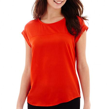 Mng By Mango Short-sleeve Mixed Media Top