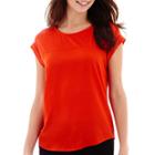 Mng By Mango Short-sleeve Mixed Media Top