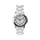 Dakota Women's Silicone Color Watch, White 53881